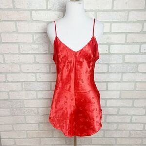 Neiman Marcus Red Satin Slip